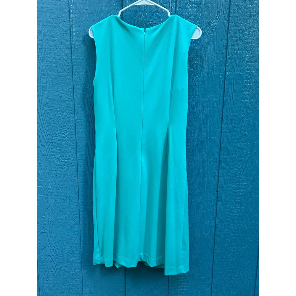 Bethany Sleeveless Sheath Dress Green Party Career Cocktail, size 10 - Picture 4 of 4
